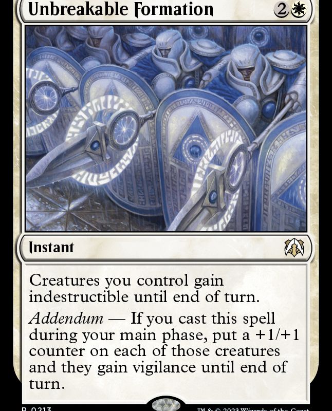 Unbreakable Formation [March of the Machine Commander]