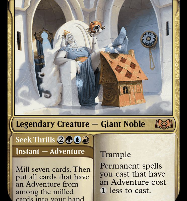 Beluna Grandsquall // Seek Thrills [Wilds of Eldraine]