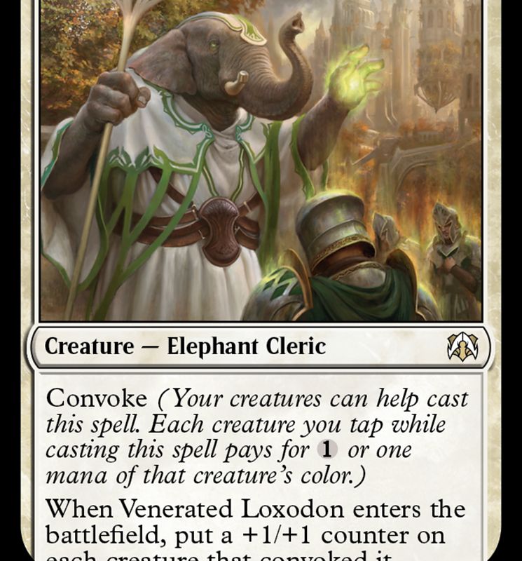 Venerated Loxodon [March of the Machine Commander]