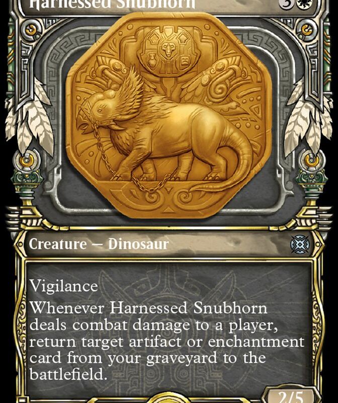 Harnessed Snubhorn (Showcase) [March of the Machine: The Aftermath]