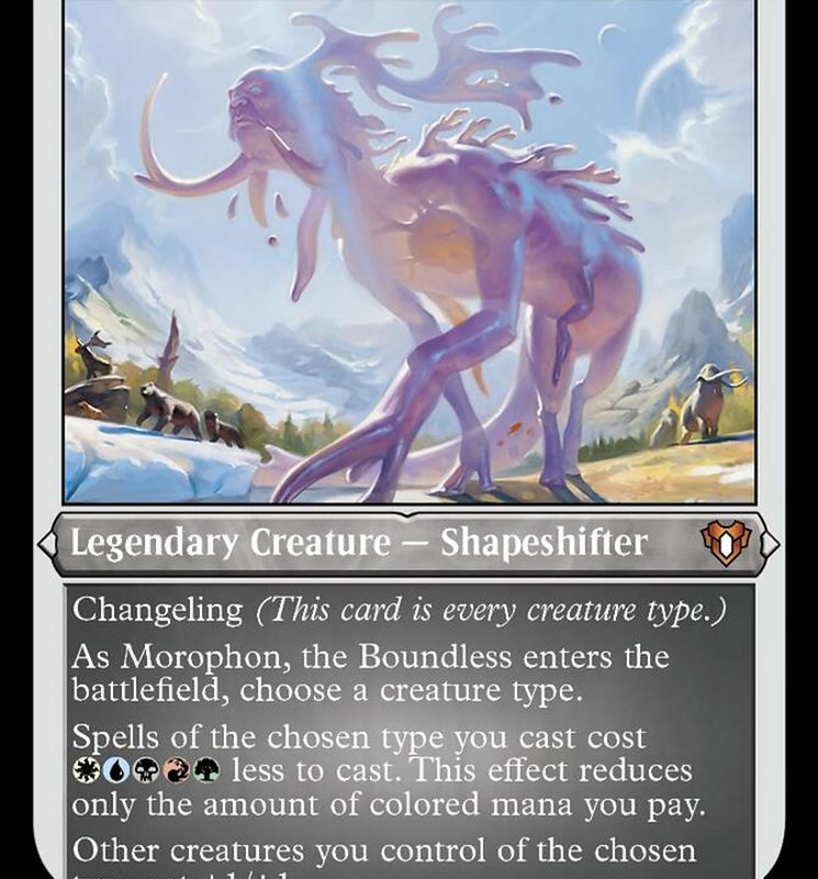Morophon, the Boundless (Foil Etched) [Commander Masters]