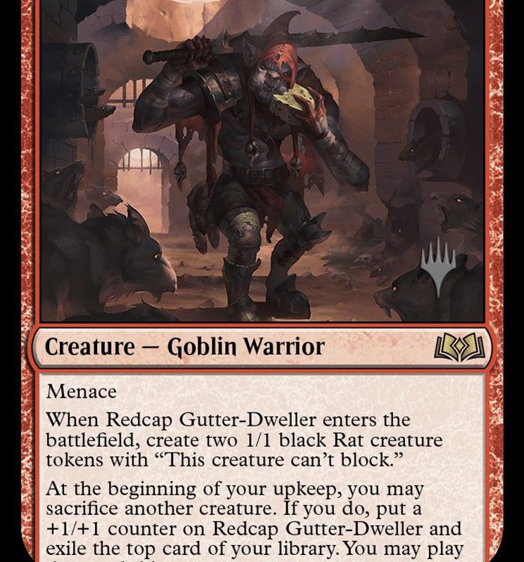 Redcap Gutter-Dweller (Promo Pack) [Wilds of Eldraine Promos]