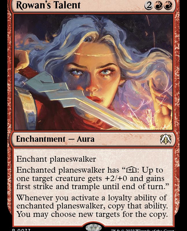 Rowan's Talent [March of the Machine Commander]