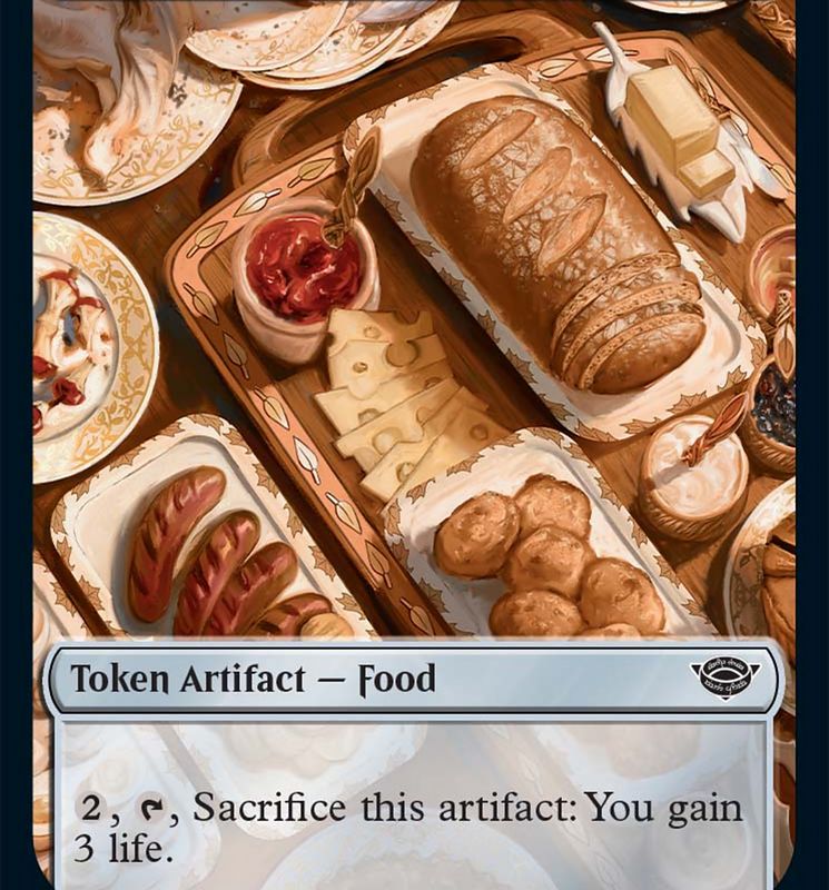 Treefolk // Food Token [The Lord of the Rings: Tales of Middle-Earth Commander Tokens]