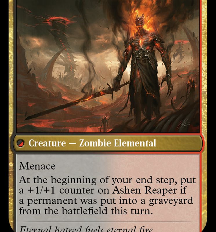 Invasion of Azgol // Ashen Reaper [March of the Machine]