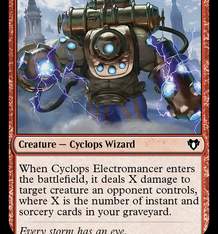 Cyclops Electromancer [Commander Masters]