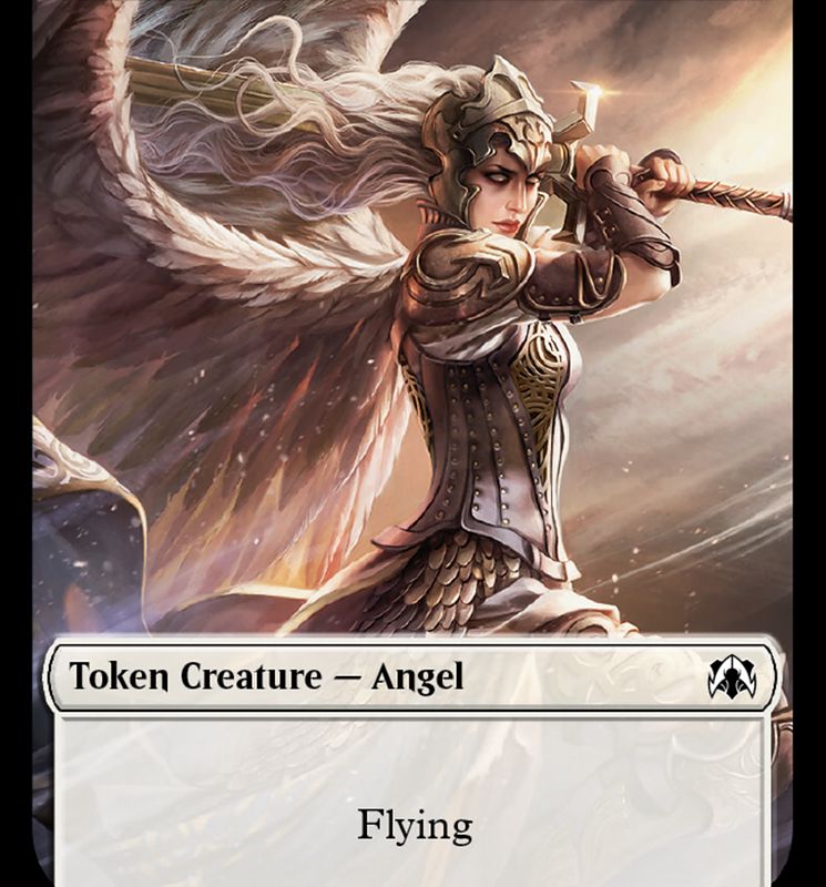 Eldrazi // Angel (4) Double-Sided Token [March of the Machine Commander Tokens]