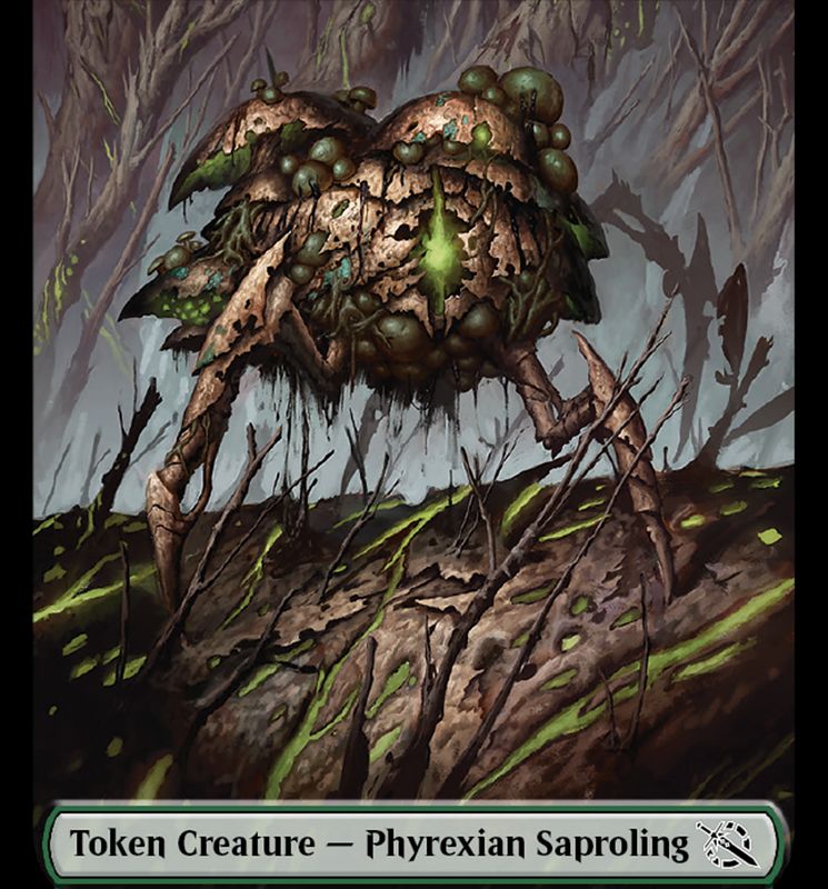 Phyrexian Saproling Token [March of the Machine Tokens]