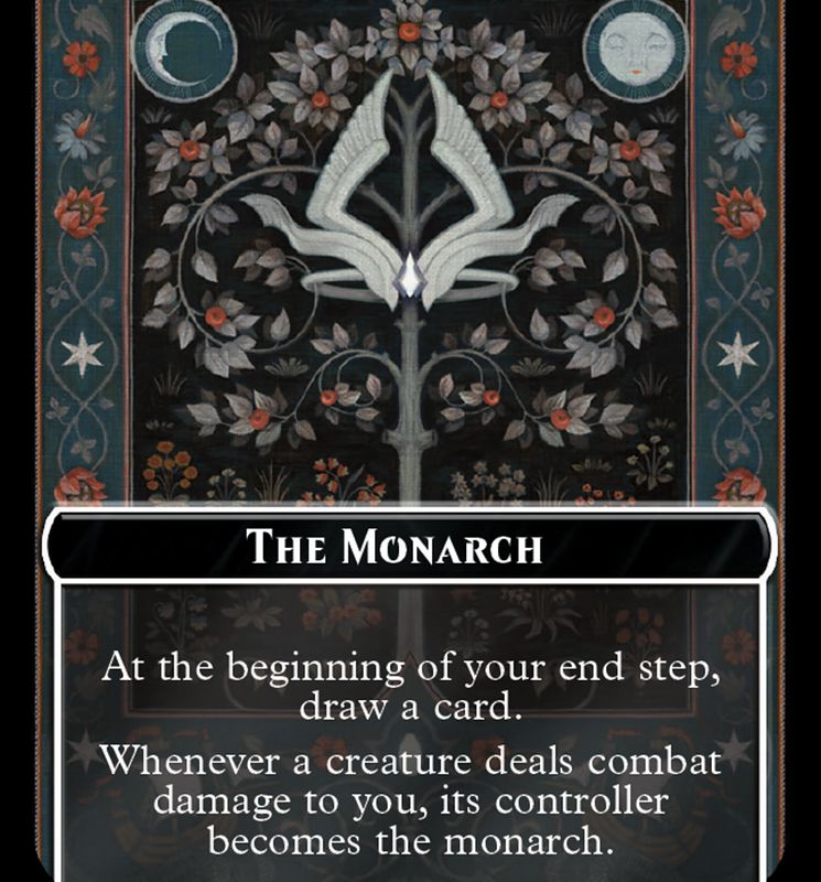 The Monarch // Treasure Double-Sided Token [The Lord of the Rings: Tales of Middle-Earth Commander Tokens]