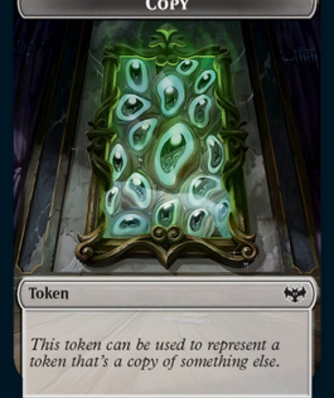 Copy // Treasure Double-Sided Token [Innistrad: Crimson Vow Tokens]