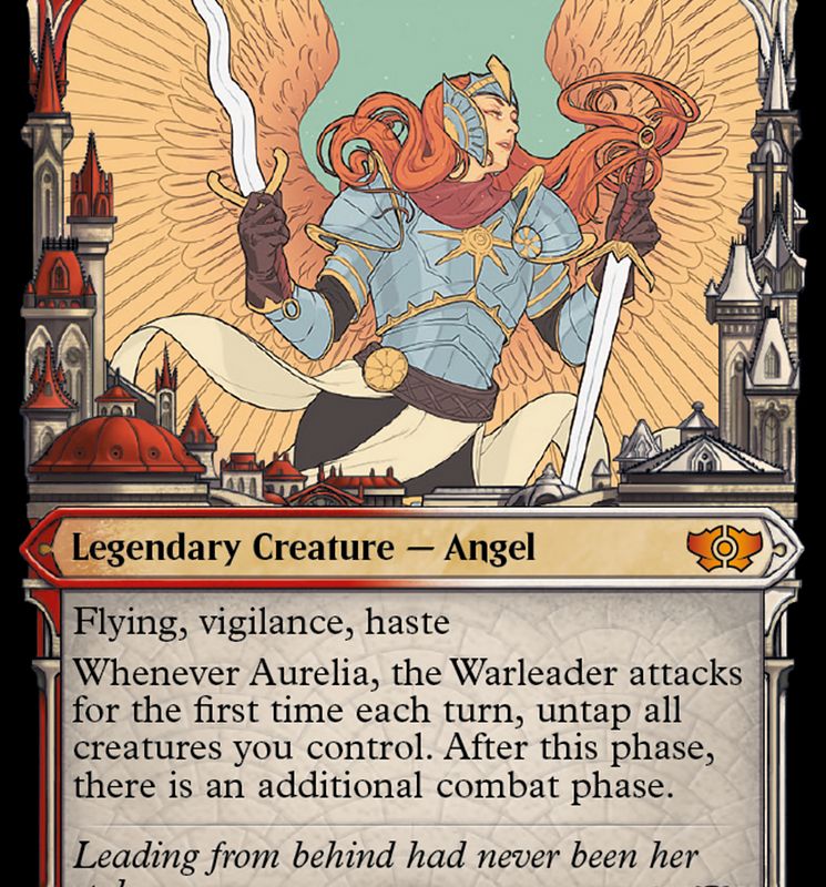 Aurelia, the Warleader (Halo Foil) [Multiverse Legends]