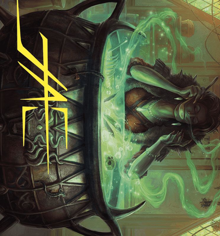 Agatha's Soul Cauldron Art Card (Gold-Stamped Signature) [Wilds of Eldraine Art Series]
