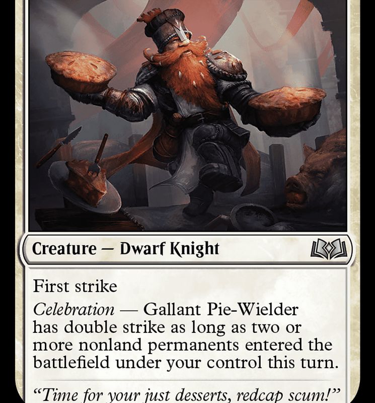 Gallant Pie-Wielder [Wilds of Eldraine]