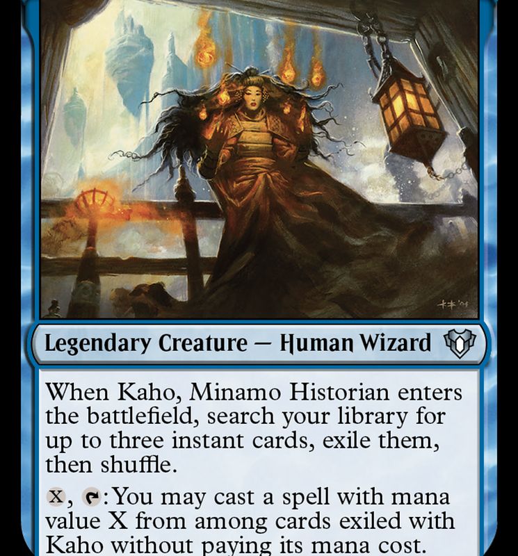 Kaho, Minamo Historian [Commander Masters]
