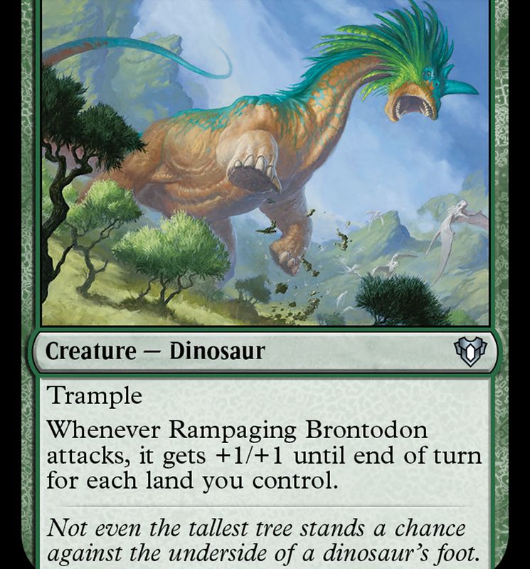 Rampaging Brontodon [Commander Masters]