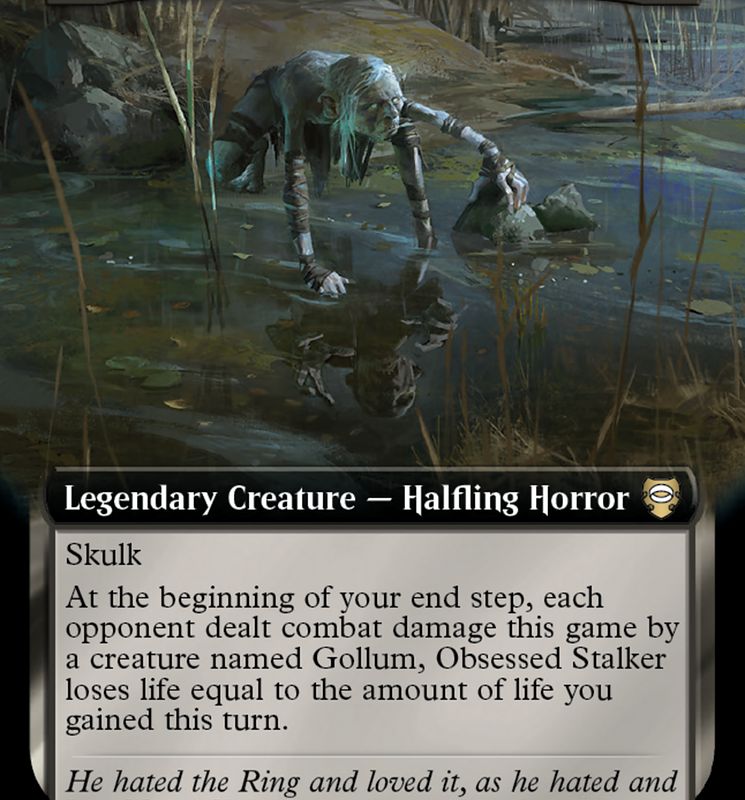 Gollum, Obsessed Stalker (Extended Art) [The Lord of the Rings: Tales of Middle-Earth Commander]