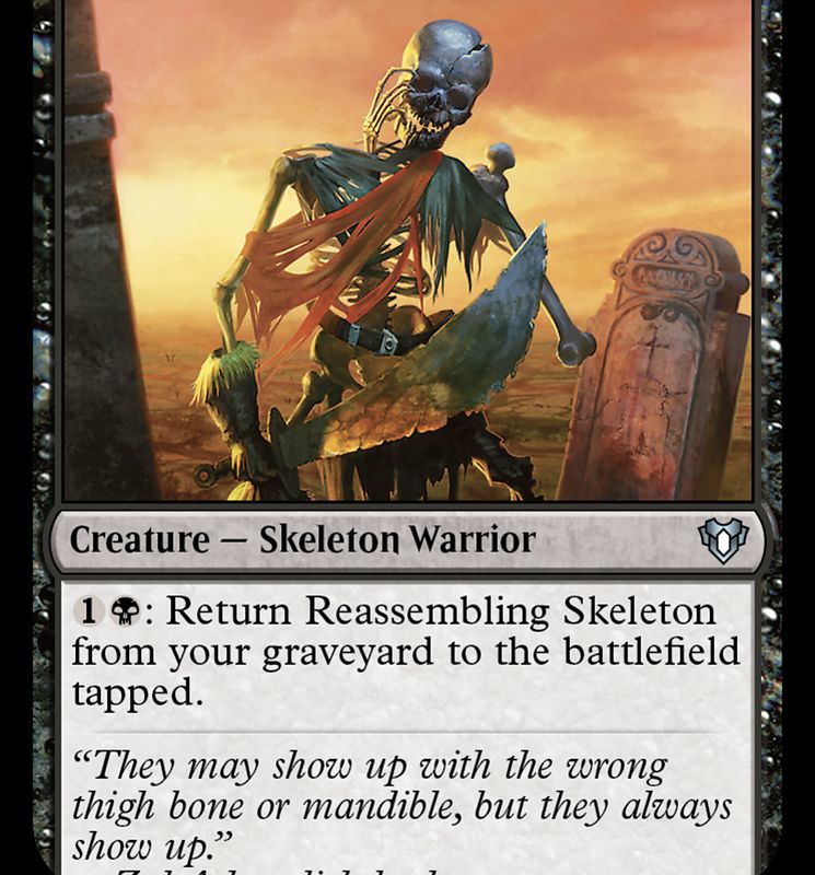 Reassembling Skeleton [Commander Masters]
