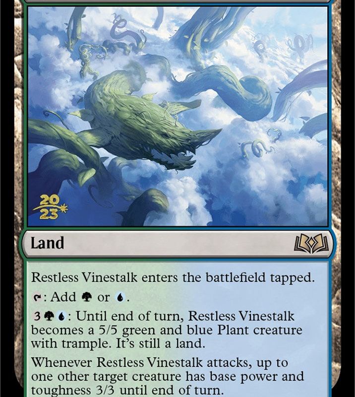 Restless Vinestalk [Wilds of Eldraine Prerelease Promos]