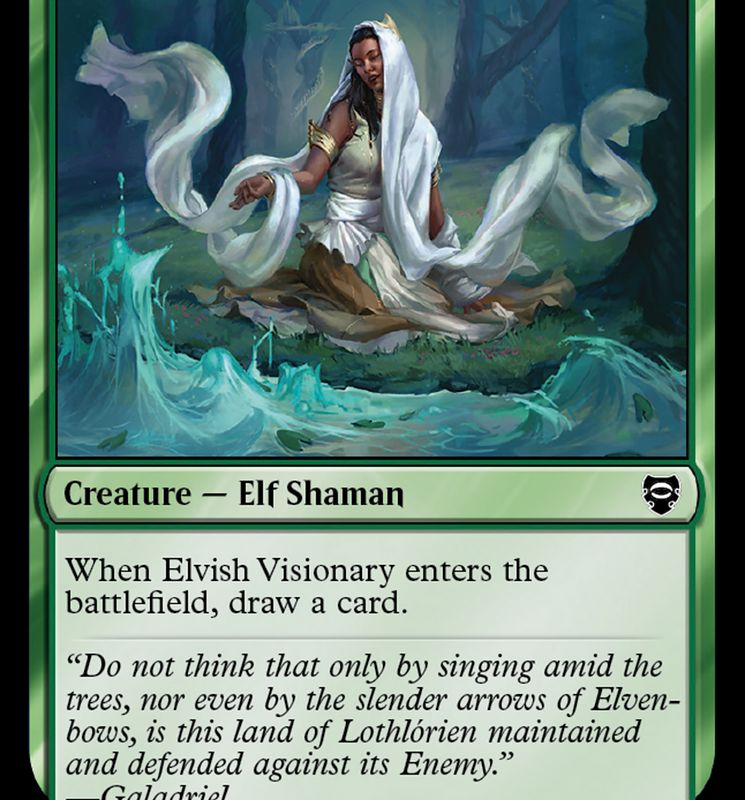 Elvish Visionary [The Lord of the Rings: Tales of Middle-Earth Commander]
