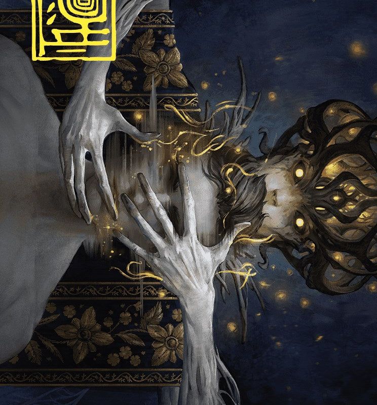 Ego Drain Art Card (Gold-Stamped Signature) [Wilds of Eldraine Art Series]