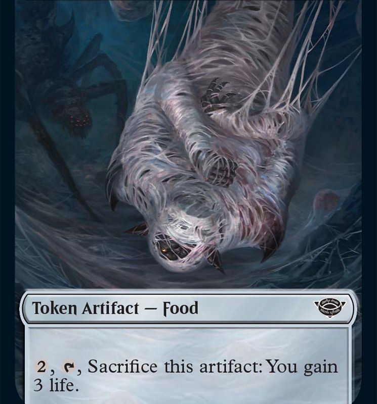 Food // Wraith Double-Sided Token [The Lord of the Rings: Tales of Middle-Earth Commander Tokens]