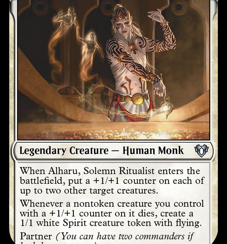 Alharu, Solemn Ritualist [Commander Masters]