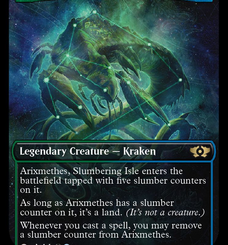 Arixmethes, Slumbering Isle (Halo Foil) [Multiverse Legends]