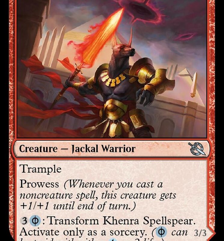 Khenra Spellspear // Gitaxian Spellstalker [March of the Machine]
