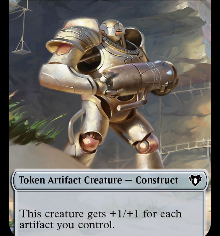 City's Blessing // Construct (41) Double-Sided Token [Commander Masters Tokens]
