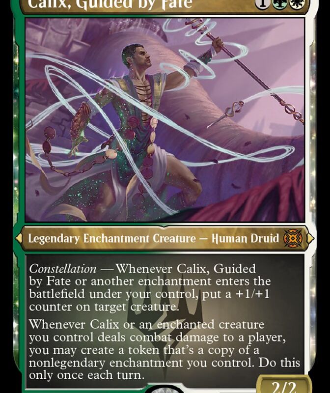 Calix, Guided by Fate (Foil Etched) [March of the Machine: The Aftermath]