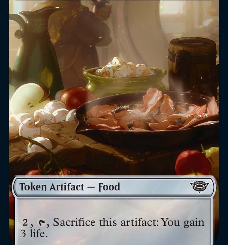 Soldier // Food Token [The Lord of the Rings: Tales of Middle-Earth Commander Tokens]