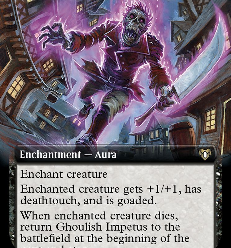 Ghoulish Impetus (Extended Art) [Commander Masters]