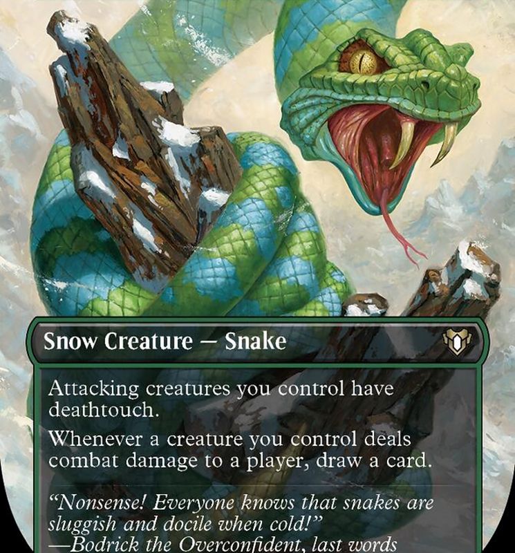 Ohran Frostfang (Borderless Alternate Art) [Commander Masters]
