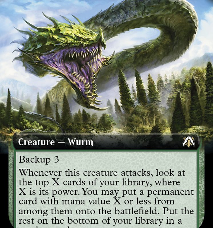 Emergent Woodwurm (Extended Art) [March of the Machine Commander]