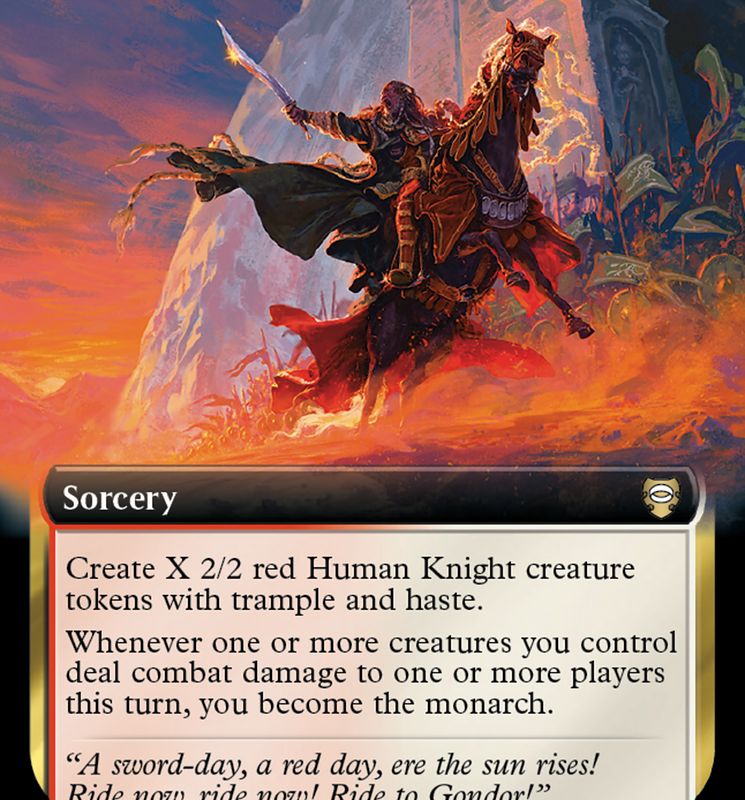 Forth Eorlingas! (Extended Art) [The Lord of the Rings: Tales of Middle-Earth Commander]