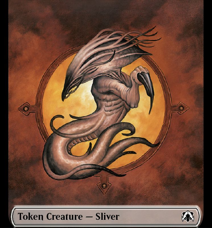Goblin // Sliver Double-Sided Token [March of the Machine Commander Tokens]