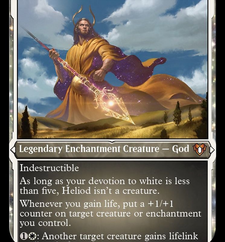 Heliod, Sun-Crowned (Foil Etched) [Commander Masters]