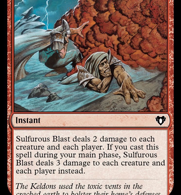 Sulfurous Blast [Commander Masters]