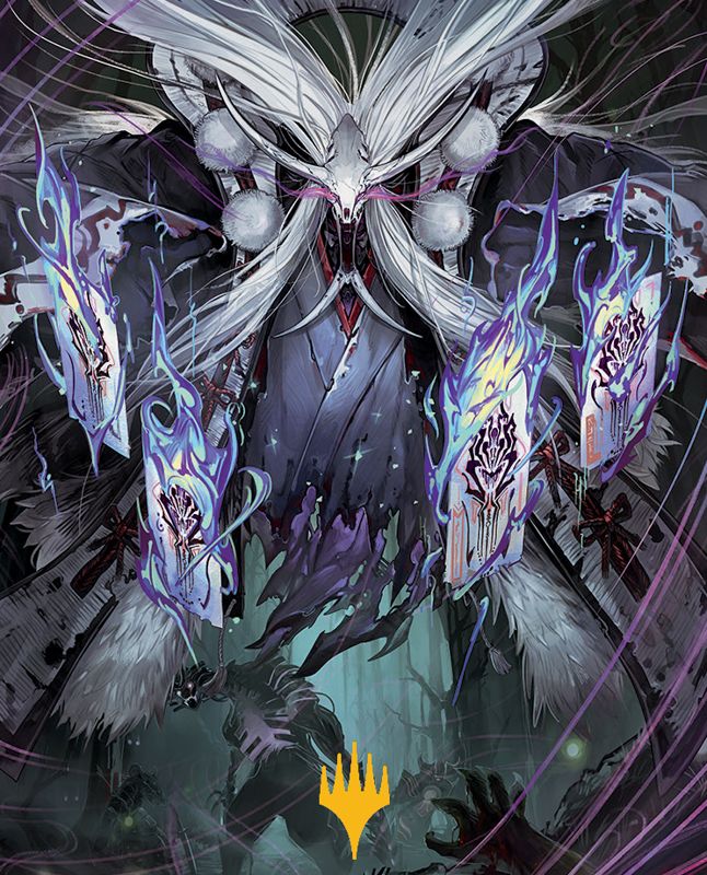 Horobi, Death's Wail Art Card (Gold-Stamped Signature) [March of the Machine Art Series]