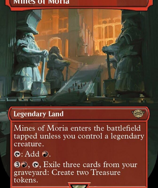 Mines of Moria (Borderless Alternate Art) (753) [The Lord of the Rings: Tales of Middle-Earth]