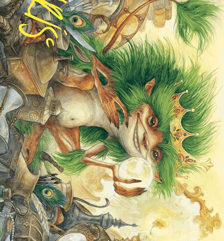 Knickknack Ouphe Art Card (Gold-Stamped Signature) [Wilds of Eldraine Art Series]