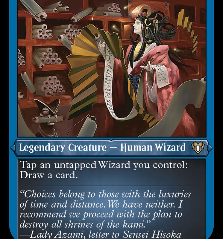 Azami, Lady of Scrolls (Foil Etched) [Commander Masters]