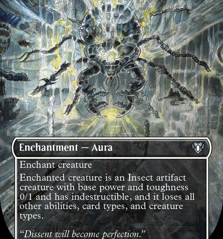 Darksteel Mutation (Borderless Alternate Art) [Commander Masters]
