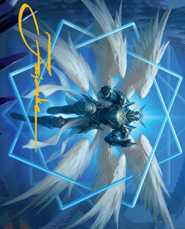 Vertex Paladin Art Card (Gold-Stamped Signature) [March of the Machine Art Series]