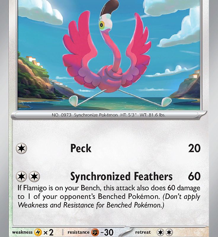 Flamigo (185/197) [Scarlet & Violet: Obsidian Flames]