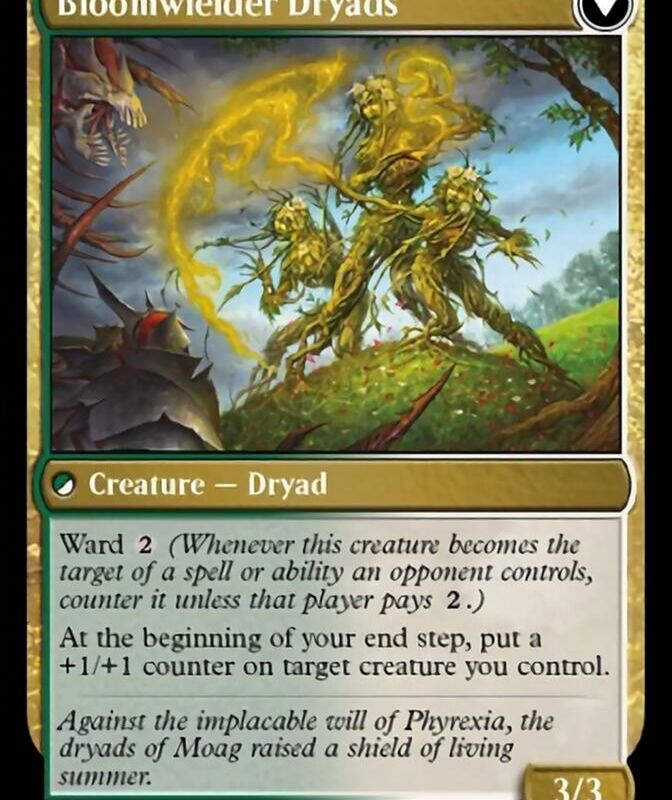 Invasion of Moag // Bloomweaver Dryads [March of the Machine]