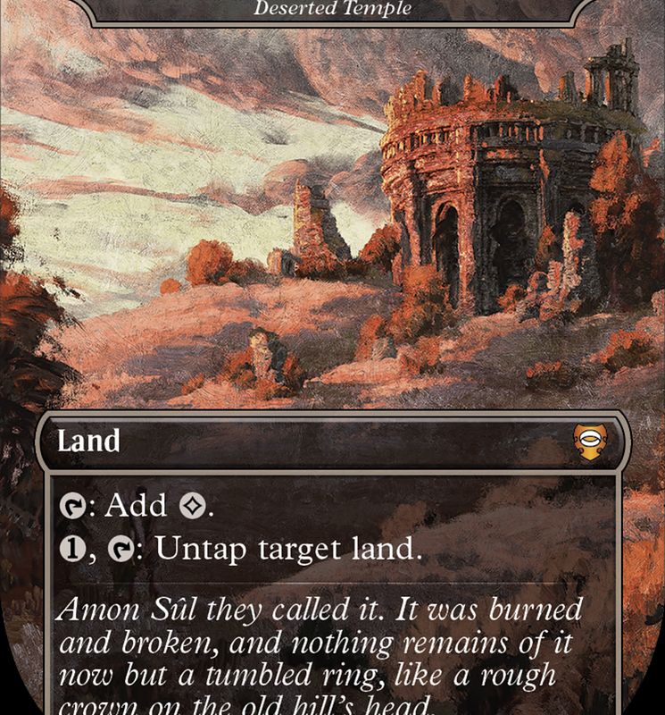 Deserted Temple - Weathertop (Surge Foil Realms and Relics) [The Lord of the Rings: Tales of Middle-Earth Commander]