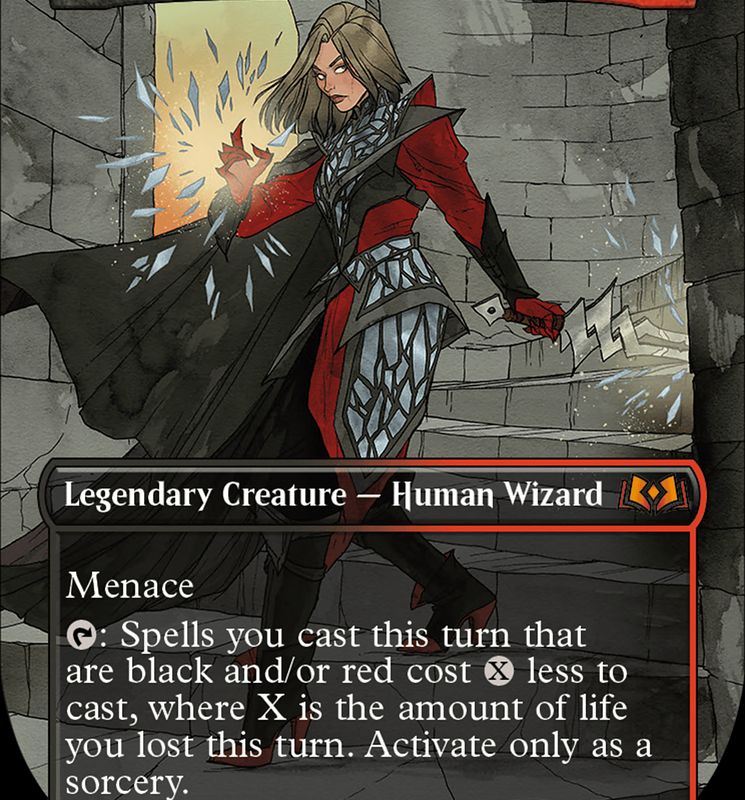 Rowan, Scion of War (Borderless Alternate Art) [Wilds of Eldraine]