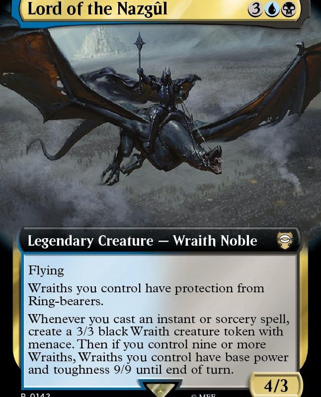 Lord of the Nazgul (Extended Art) [The Lord of the Rings: Tales of Middle-Earth Commander]
