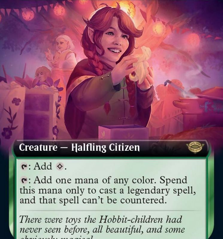 Delighted Halfling (Extended Art) [The Lord of the Rings: Tales of Middle-Earth]